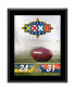 Фото #1 товара Denver Broncos vs. Green Bay Packers Super Bowl XXXII 10.5" x 13" Sublimated Plaque