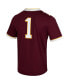 Men's Number 1 Maroon Minnesota Golden Gophers Untouchable Game Jersey