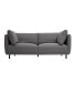 Serenity 79" Polyester with Metal Legs Sofa