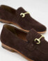 Фото #2 товара Walk London Terry Snaffle loafers in brown suede