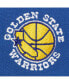 ფოტო #3 პროდუქტის Men's White, Royal Golden State Warriors Retro Sport Colorblock Script Snapback Hat