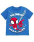 Фото #1 товара Toddler Boys Spidey and His Amazing Friends Birthday T-Shirt to (2T - 10-12)