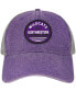 Men's Purple Northwestern Wildcats Sunset Dashboard Trucker Snapback Hat Фиолетовый - фото #3