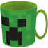 Фото #1 товара Кружка Mug Minecraft Creeper Зеленый 350 ml полипропилен