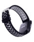 Ремешок WITHit Black Stainless Steel Mesh Band Black and Gray Premium Sport Silicone Band 2 Piece Fitbit Versa