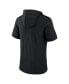 ფოტო #4 პროდუქტის Men's Black Nebraska Huskers Outline Lower Arch Hoodie T-shirt