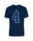 Фото #3 товара Men's Dak Prescott Navy Dallas Cowboys Name and Number T-shirt