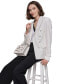 Women's Peak-Lapel Faux-Double-Breasted Jacket