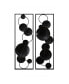 2 piece Abstract Metal Wall Panels