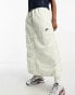 Nike Sport Utility woven cargo maxi skirt in sea glass green