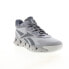 Фото #4 товара Reebok Zig Encore Mens Gray Synthetic Lace Up Lifestyle Sneakers Shoes