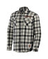 Фото #2 товара Men's Darius Rucker Collection by Black San Francisco Giants Plaid Flannel Button-Up Shirt