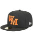 ფოტო #1 პროდუქტის Men's Black Wichita Wind Surge Theme Nights 59Fifty Fitted Hat