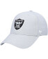 Фото #1 товара Boys Silver Las Vegas Raiders Basic Secondary MVP Adjustable Hat