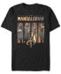 Фото #1 товара Star Wars Men's Mandalorian Boba Fett Group Panels T-shirt