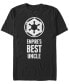 Фото #1 товара Men's Empire's Best Uncle Short Sleeve Crew T-shirt