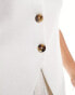 Фото #4 товара Threadbare knitted waistcoat in white