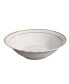 Фото #2 товара Porcelain China 57 Piece Gloria Wavy Dinnerware Set, Service for 8