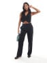 Фото #7 товара ASOS DESIGN Petite slim straight trouser in black