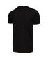 ფოტო #3 პროდუქტის Men's and Women's Black Flash Burst T-shirt