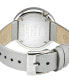 ფოტო #3 პროდუქტის Women's Gandria Silver-Tone Leather Watch 36mm