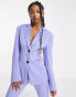 Фото #1 товара COLLUSION blazer with nipped in waist in lilac co-ord