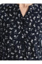 Фото #3 товара LCW Grace Kaçık Yaka Desenli Uzun Kollu Kadın Bluz