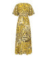 ფოტო #3 პროდუქტის Women's Printed Asymmetrical Dress