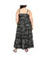 Фото #3 товара Plus Size Aylin Tier Animal Print Maxi Dress