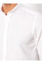 Regular Fit Uzun Kollu Keten Karışımlı Erkek Gömlek