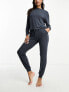 Cotton:On super soft long sleeve lounge sleep sweat navy M - фото #7