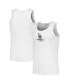 Фото #1 товара Men's White Los Angeles Dodgers Two-Pack Tank Top