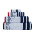 Фото #3 товара Nautical Blanket Stripe 55" x 28" Turkish Cotton Bath Towel