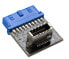 Фото #3 товара Akasa AK-CBUB51-BK - USB 3.0 19-pin header - USB 3.1 A - Blue