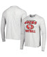 Фото #2 товара Men's Heathered Gray San Francisco 49ers Dozer Franklin Long Sleeve T-shirt