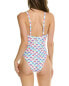 Фото #2 товара Nanette Lepore Priya Plunge One-Piece Women's