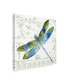 Фото #2 товара Jean Plout 'Dragonfly Bliss 8' Canvas Art - 14" x 14"