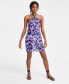 Фото #5 товара Платье для купания без рукавов с высоким воротником Miken Juniors, созданное для Macy's