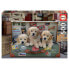 EDUCA BORRAS Puppies In Luggage Puzzle 500 Pieces