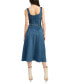 Фото #2 товара Women's Robin Faux-Suede Tie-Waist Midi Dress