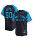 Фото #1 товара Men's Mookie Betts Navy National League 2024 MLB All-Star Game Limited Player Jersey