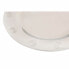 Мелкая тарелка DKD Home Decor Нержавеющая сталь Пластик Серебристый 30 x 30 x 0,5 cm