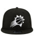 Men's Phoenix Suns Black & White 9FIFTY Snapback Hat