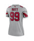 Фото #4 товара Women's J.J. Watt Gray Arizona Cardinals Inverted Legend Jersey