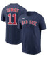 ფოტო #1 პროდუქტის Men's Rafael Devers Navy Boston Red Sox Name Number T-shirt