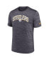 Men's Black Pittsburgh Steelers Sideline Velocity Athletic Stack Performance T-shirt