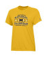 Women's Maize Michigan Wolverines College Football Playoff 2023 National Champions T-shirt