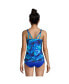 Фото #2 товара Women's Adjustable V-neck Underwire Tankini Swimsuit Top Adjustable Straps