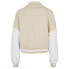 Куртка двухцветная мужская URBAN CLASSICS Oversized_COLLEGE TERRY Soft Seagrass / White, S - фото #5