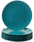 Фото #1 товара Сервировка стола Certified International Набор тарелок синего цвета из меламина (6 шт.)